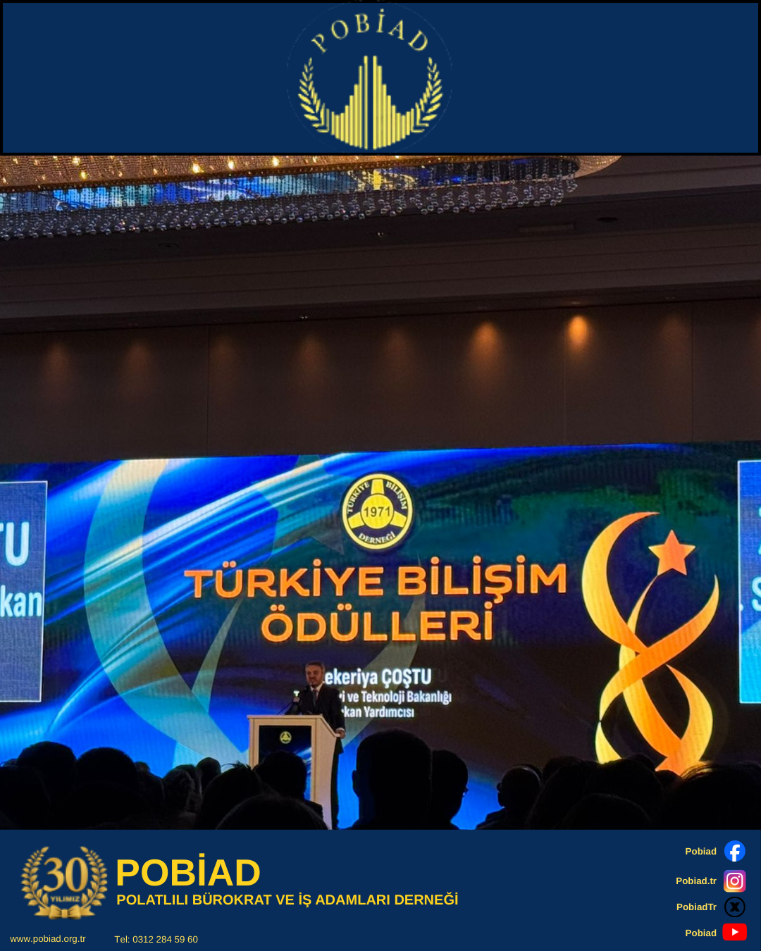 Türkiye Bilişim Ödülleri Programına Katılım Sağladık