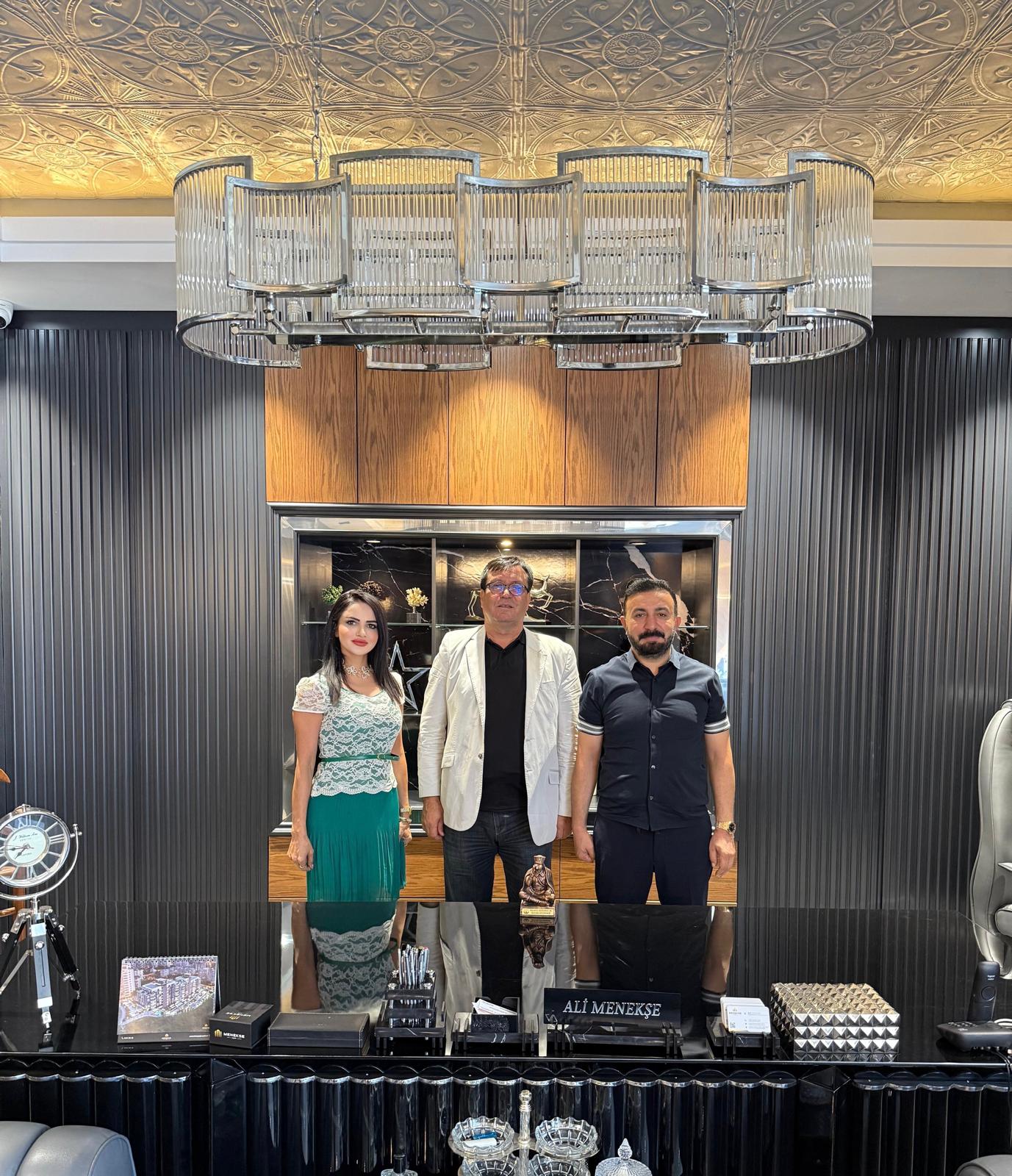 Menekşe İnşaat Yetkililerine İade-i Ziyaret