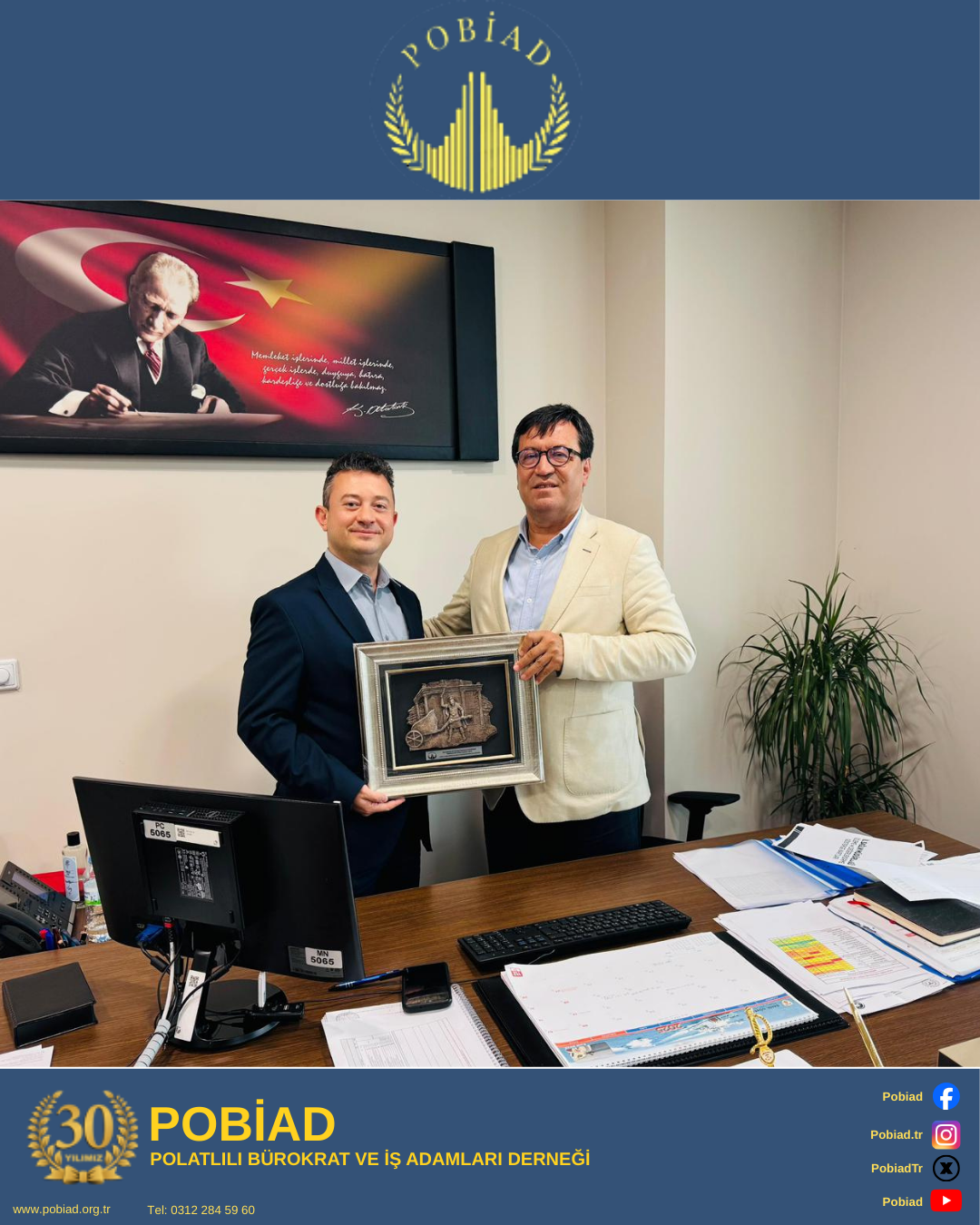 Etlik Kamu Hastaneleri Başkan Yardımcılığı Görevine Atanan Uzm. Dr. Emre Ersöz’ü Ziyaret Ettik