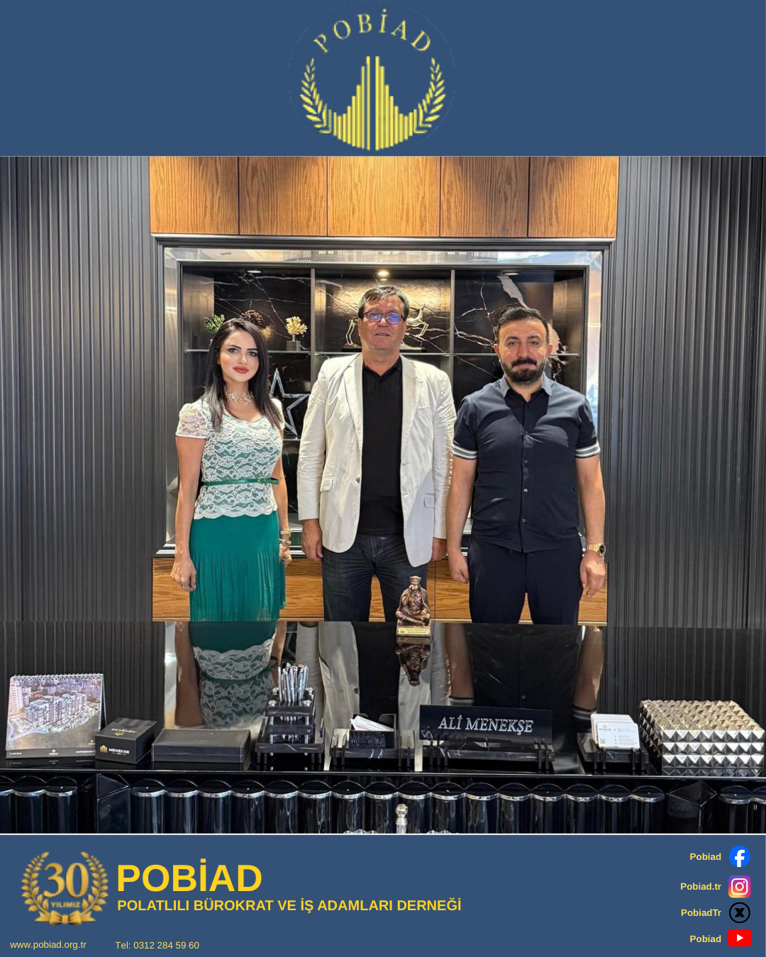 Gordion Açılışı Sonrası Menekşe İnşaat’a Teşekkür Ziyareti